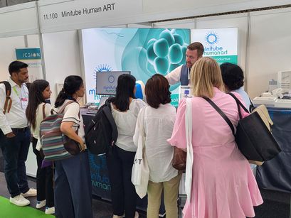 Minitube engages global audience with product demos at ESHRE 2024