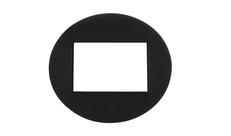 Heated, circular glass insert plate for NIKON